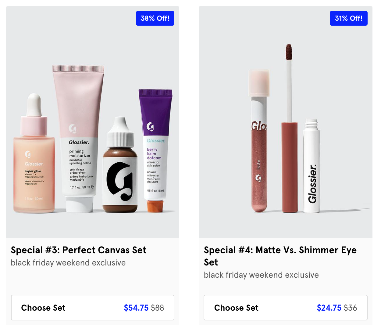 Ends Tonight! – Glossier Black Friday Deal – 25% to 35% Off! (Rare deal)