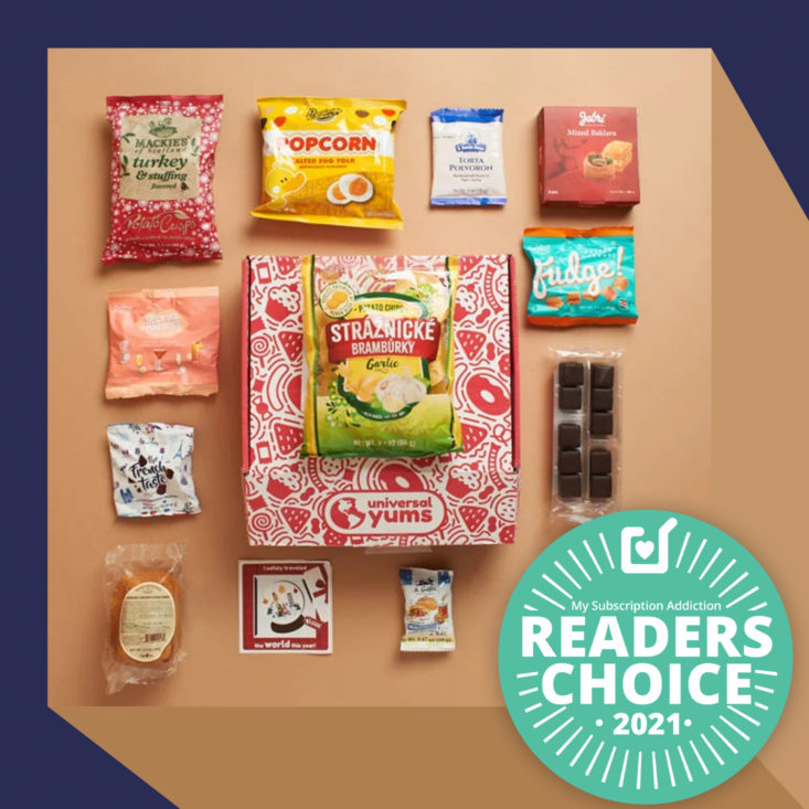 Subscription Box For Snacks: Universal Yums